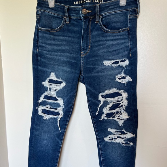 American Eagle Distressed Hi-rise Jeggings - Picture 3 of 10